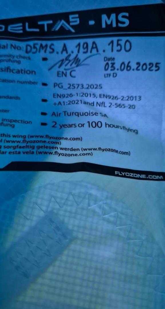 Used Ozone Delta 5 MS 80-95kg - Image 3